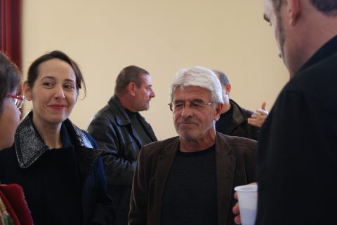 Alain CHIRON, Maire, et Elise DABOUIS, Sous-Préfet de Jonzac